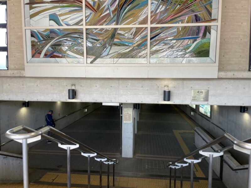 京阪の宇治駅の地下通路