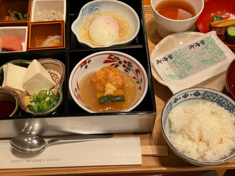 ハイアットリージェンシー京都の朝食の和定食