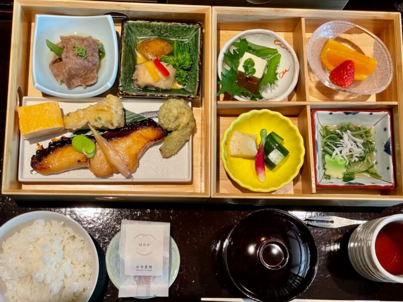 HOTEL THE MITSUI KYOTOの和定食の朝食