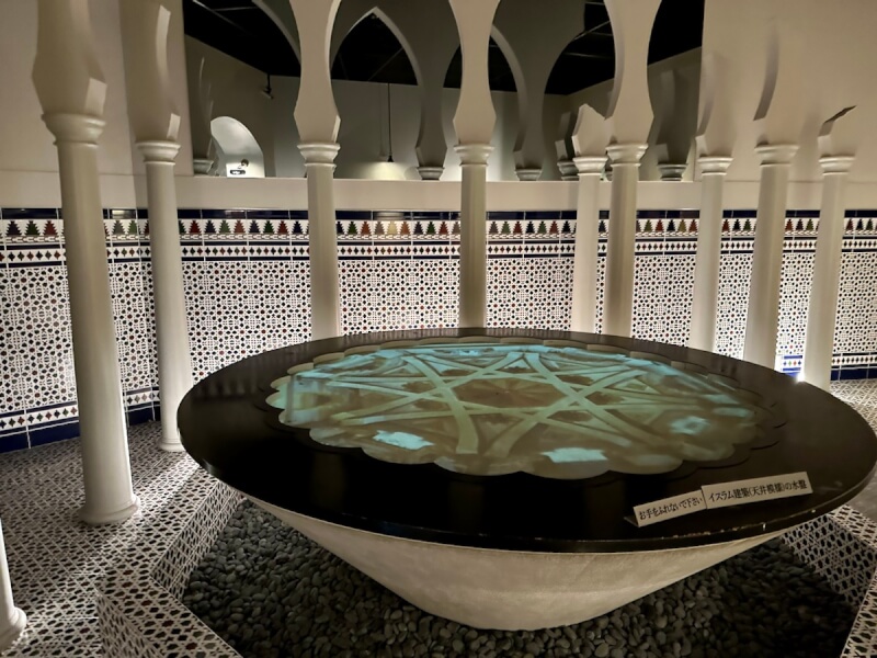 パルケエスパーニャのハビエル城博物館のイスラムの展示