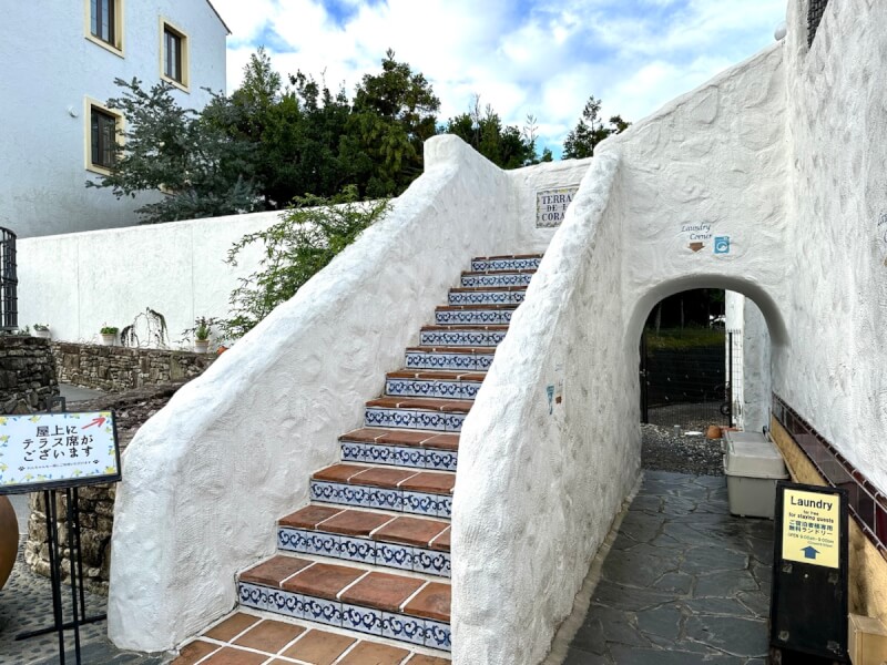 志摩地中海村の美しい階段