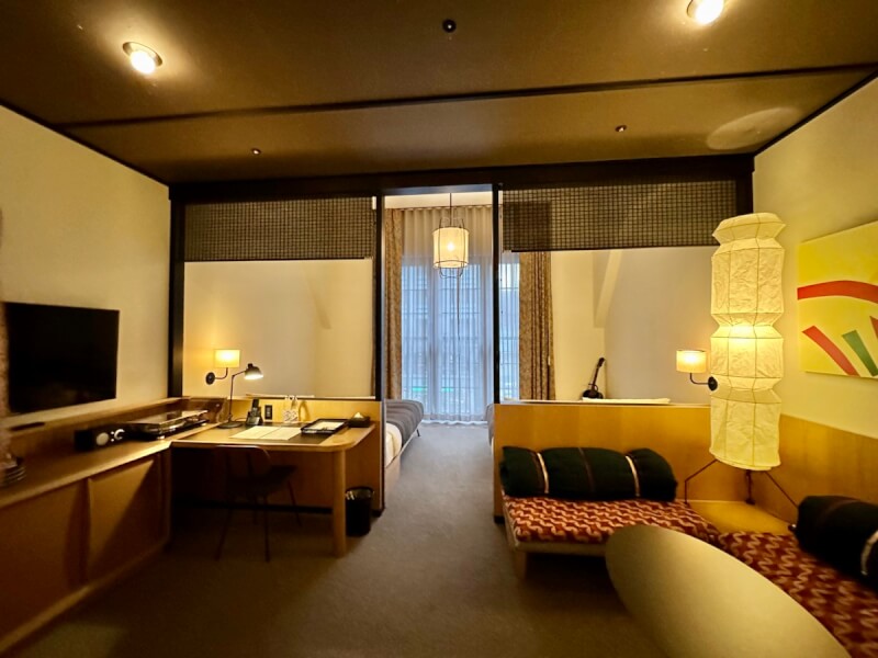 エースホテル京都のヒストリックツインの内装