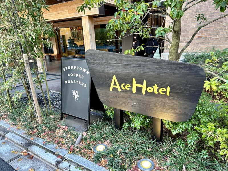 エースホテル京都のサイン