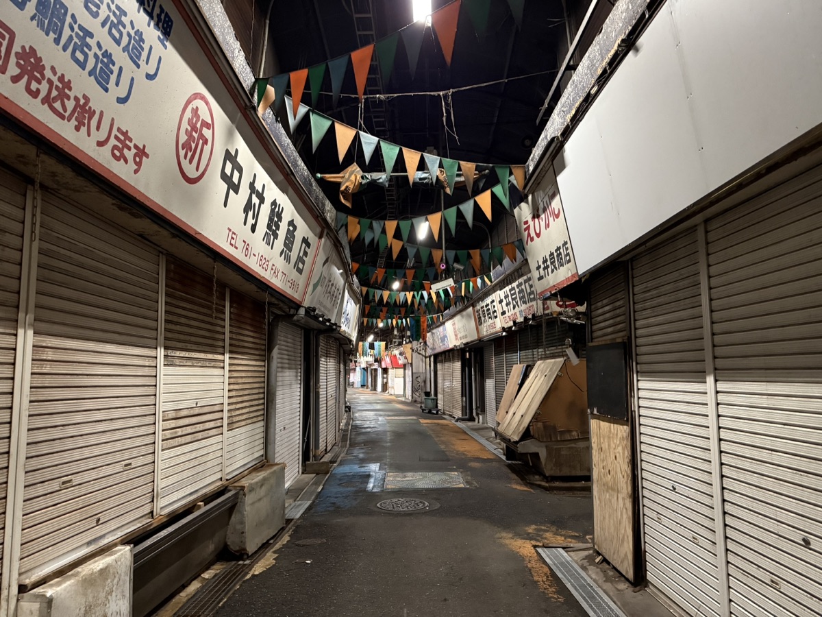 夜の柳橋連合市場