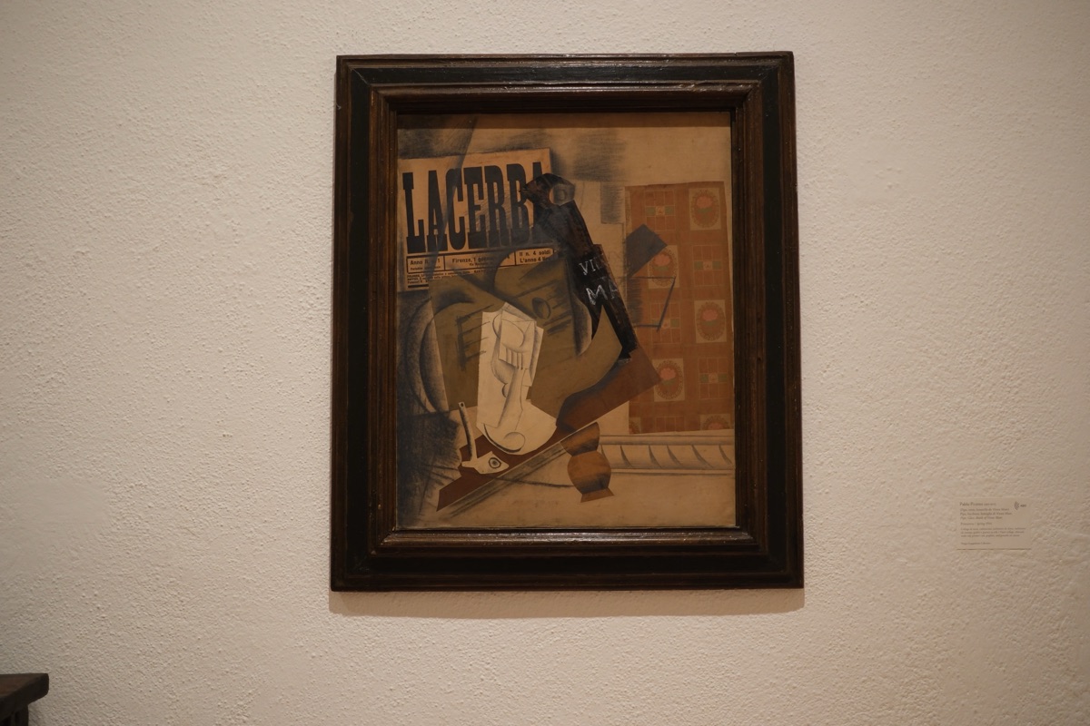 パイプ、グラス、ヴィユー・マールの瓶（Pipe, Glass, Bottle of Vieux Marc）