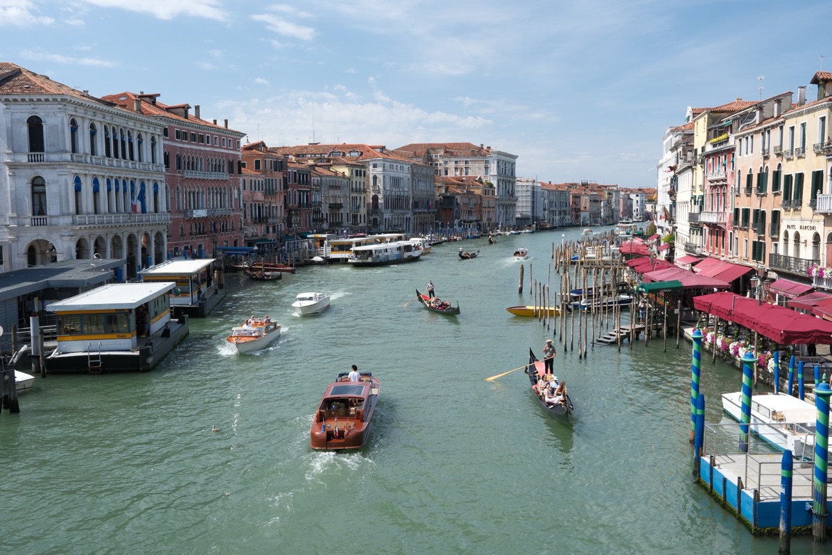 リアルト橋から見たカナル・グランデ