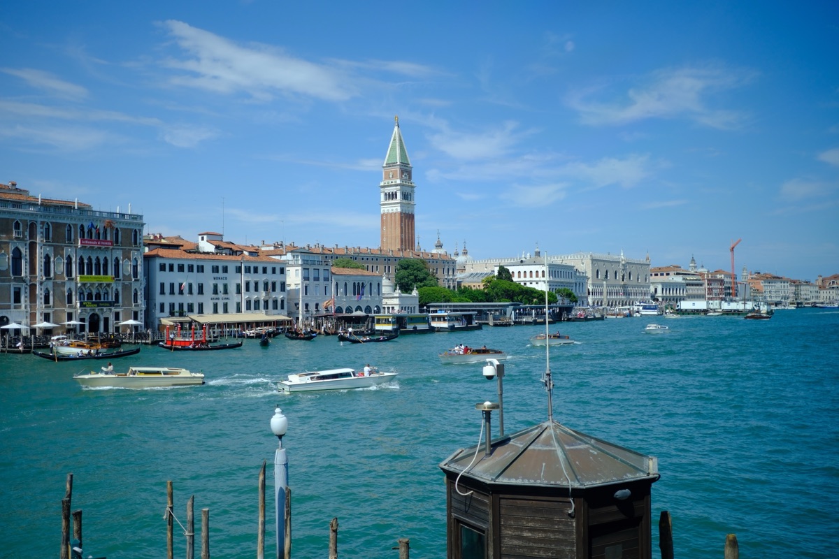 プンタ・デッラ・ドガーナから見たヴェネツィアの景色