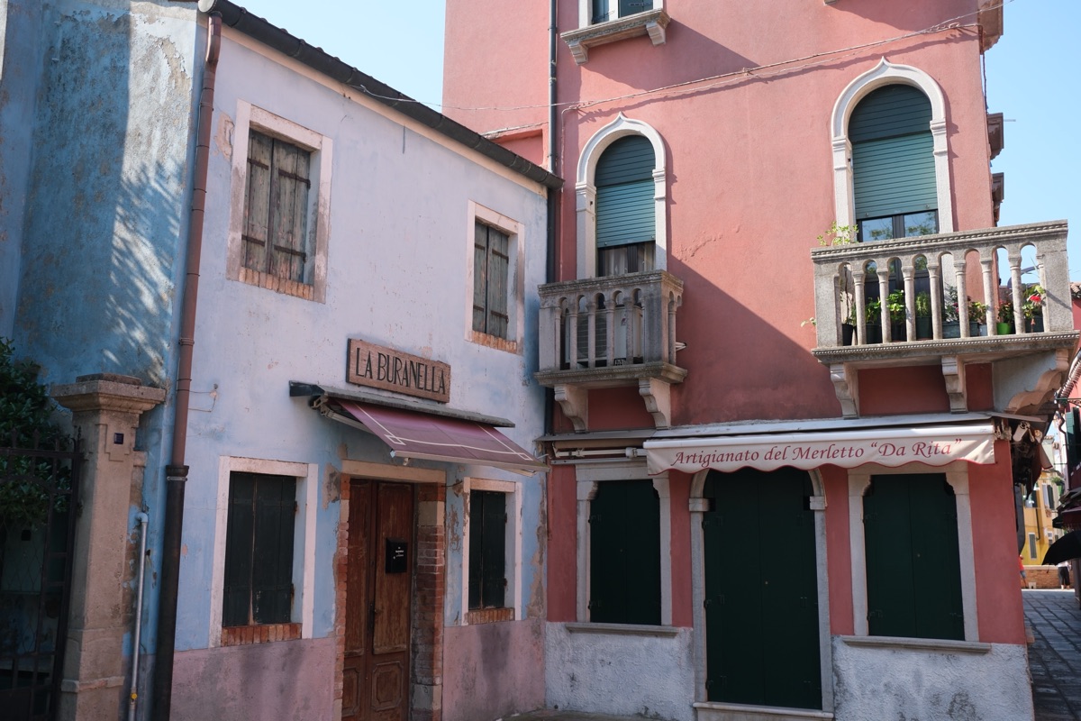 ブラーノ島の建物