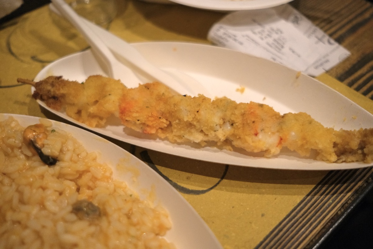 魚介のミックスフライ(フリット・ミスト・ディ・ペーシェ/Fritto misto di pesce)