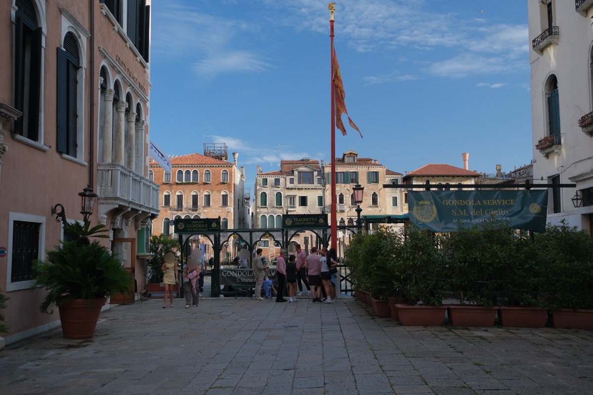 カナル・グランデのゴンドラ乗り場