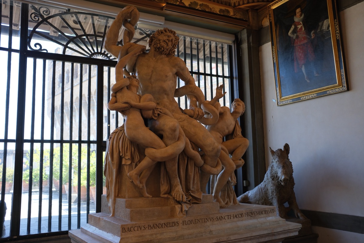 古代ローマ時代のラオコーン像を16世紀に複製したもの