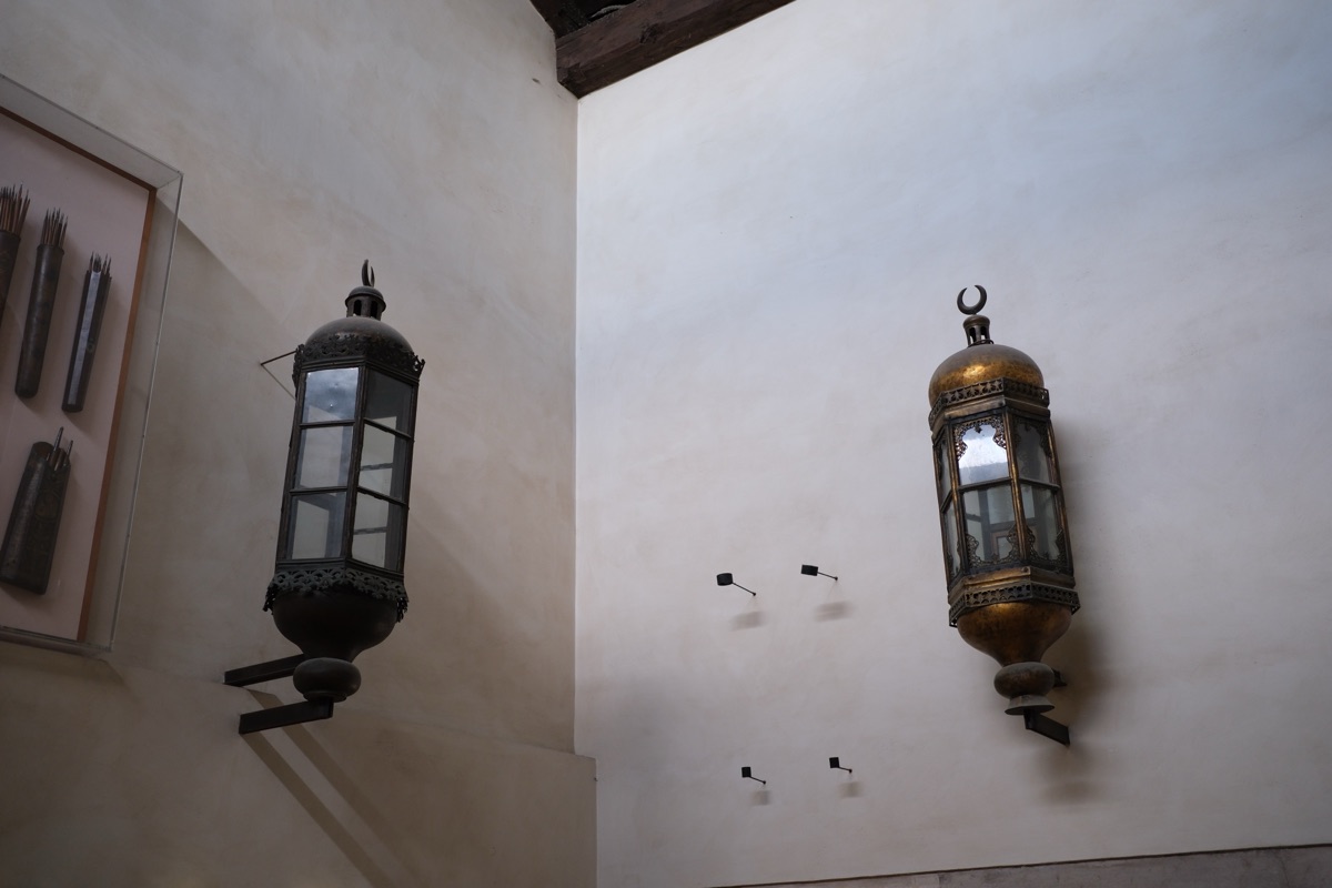 オスマン帝国との戦いの戦利品として持ち帰られた照明器具