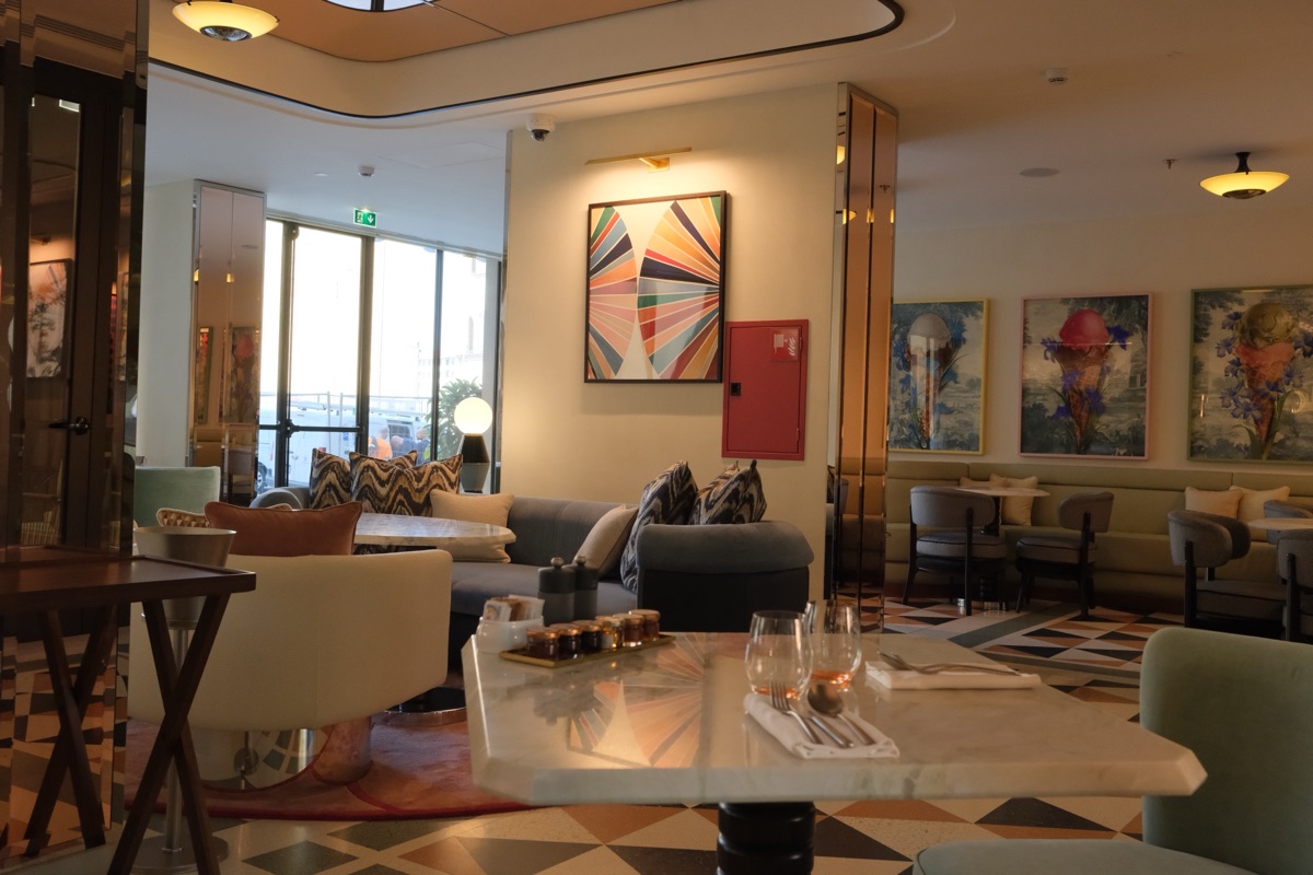 W Florenceの朝食会場