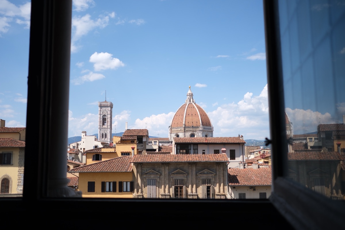 ヴェッキオ宮殿からの眺め