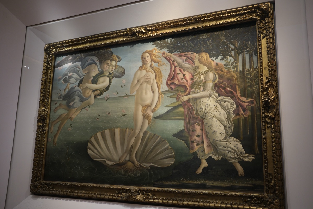 ヴィーナスの誕生（La Nascita di Venere）》 サンドロ・ボッティチェッリ