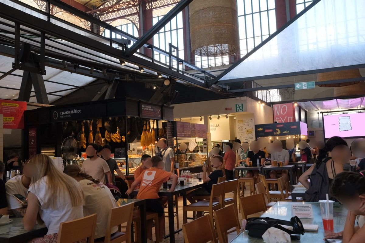 メルカート・チェントラーレ・フィレンツェの様子