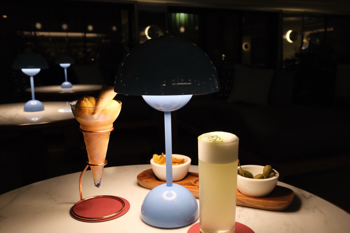 W FlorenceのCOURTYARD LOUNGEのカクテル
GRANIBALIDIとPISCO SARÒ UN FIZZ