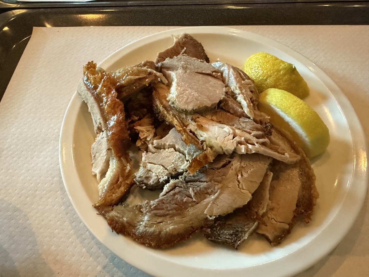 ポルケッタ・アル・タッリョ
スライスされた後