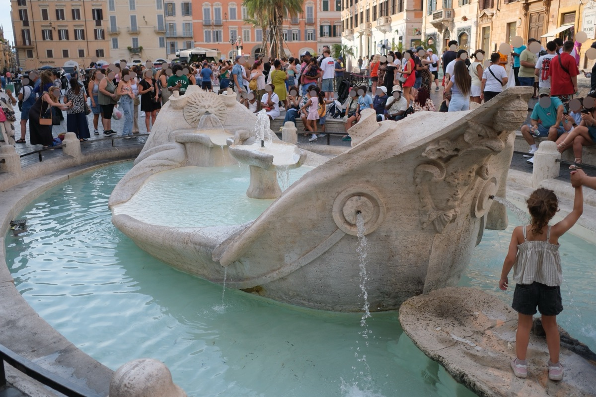 バルカッチャの噴水