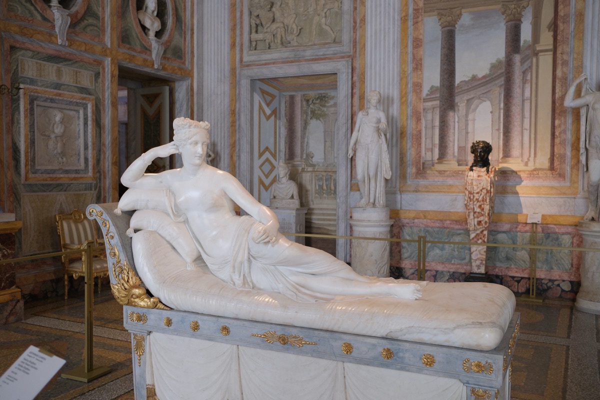 勝利のヴィーナスとしてのパオリーナ・ボルゲーゼ