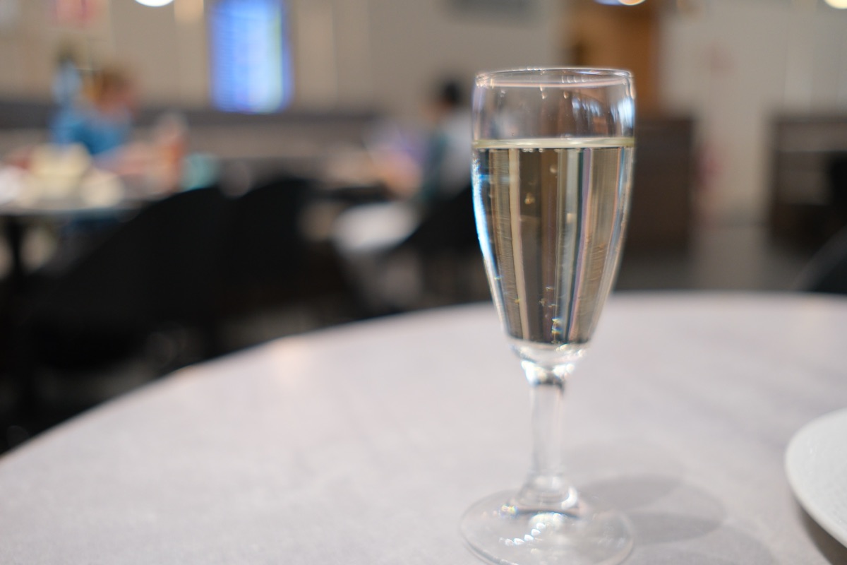 プラザ・プレミアム・ラウンジのプロセッコ