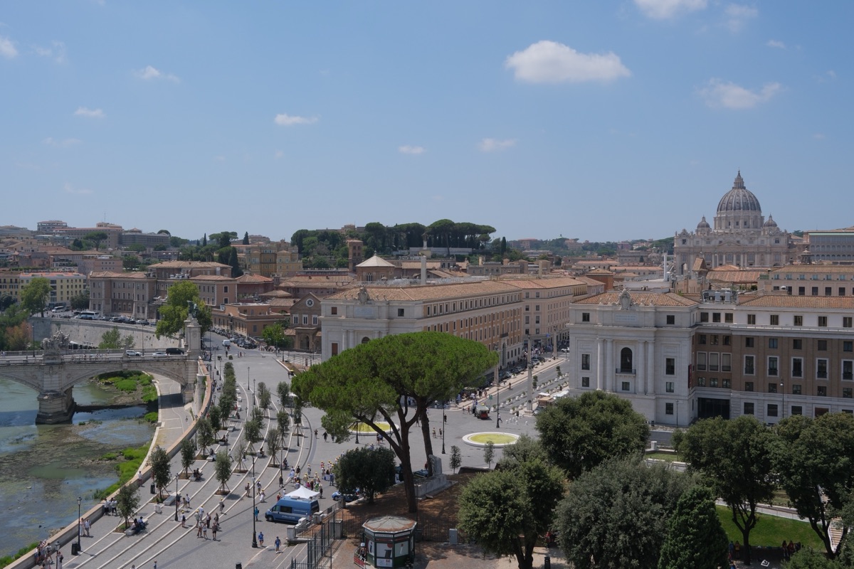 サンタンジェロ城から眺める景色