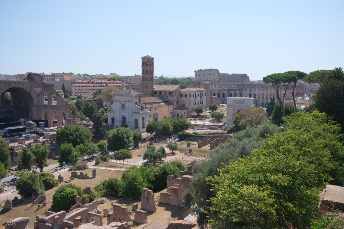 ラティーノの展望テラスから眺めた景色