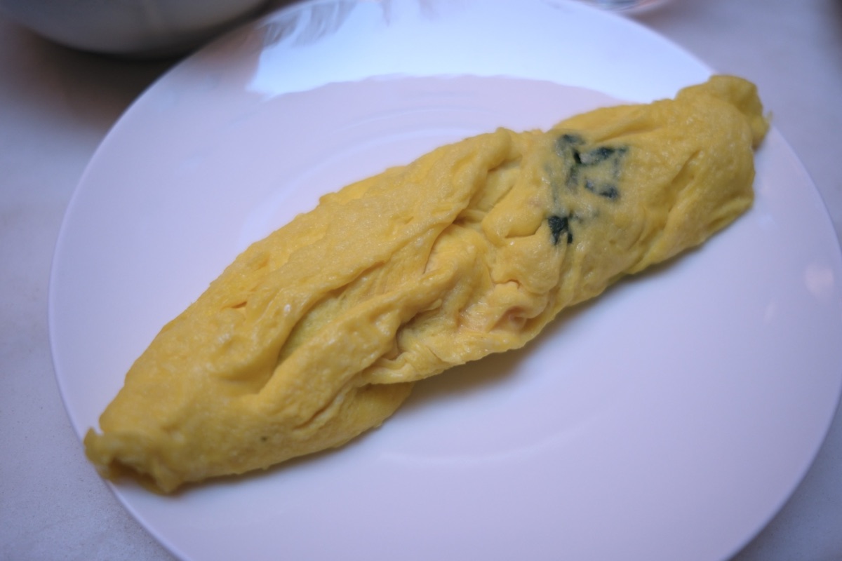 Wローマの朝食のオムレツ