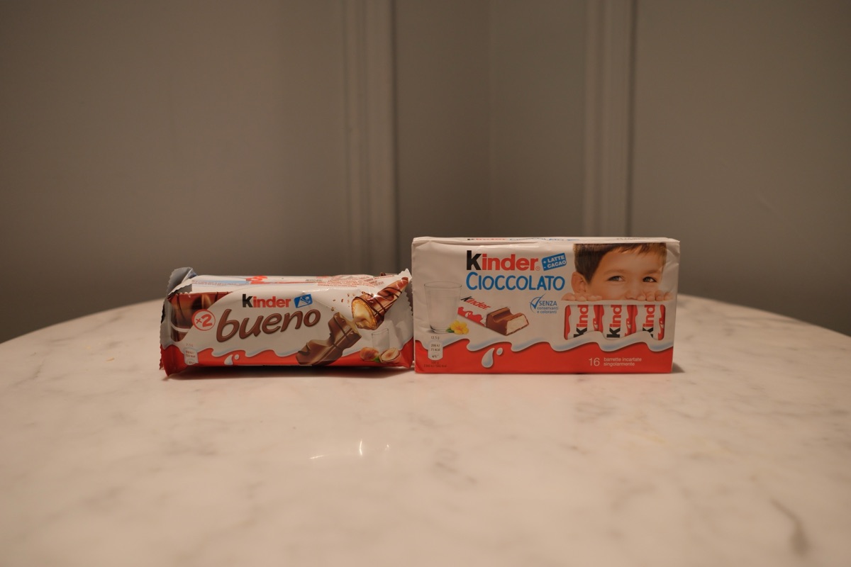 キンダーのチョコ