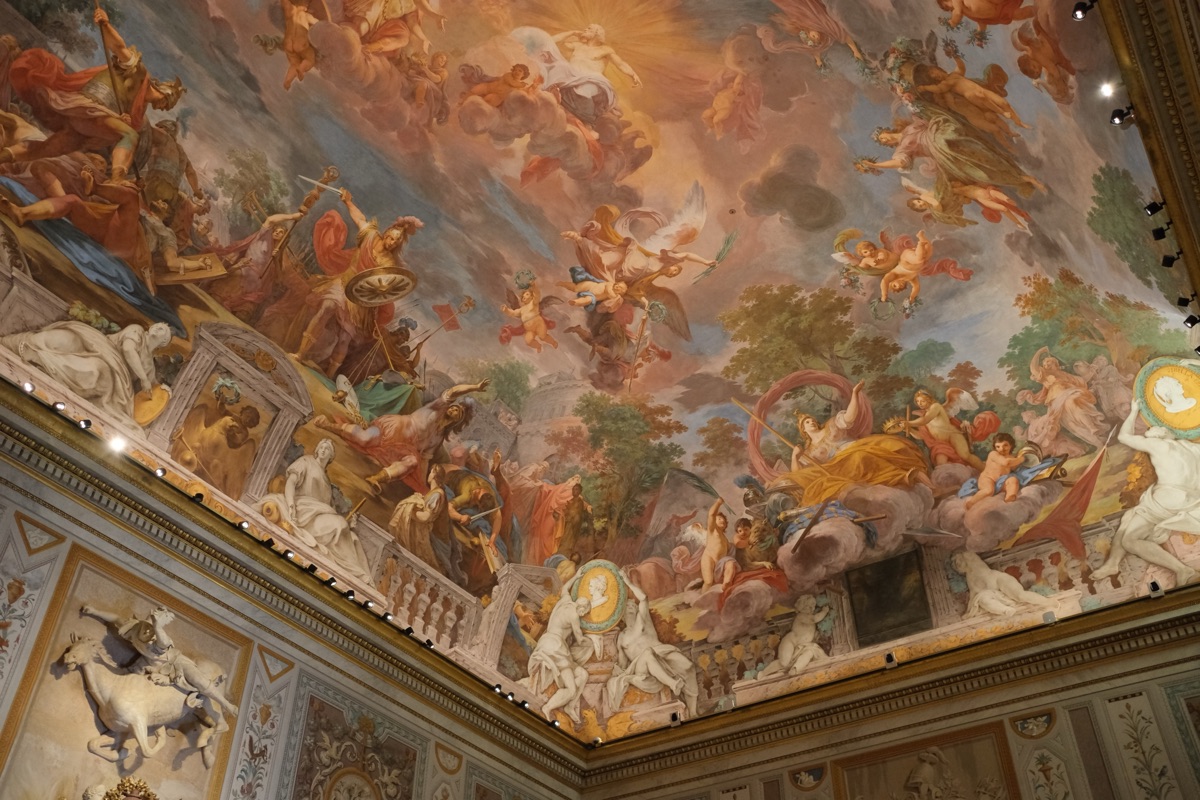 マリアーノ・ロッシの天井画に描かれた女神