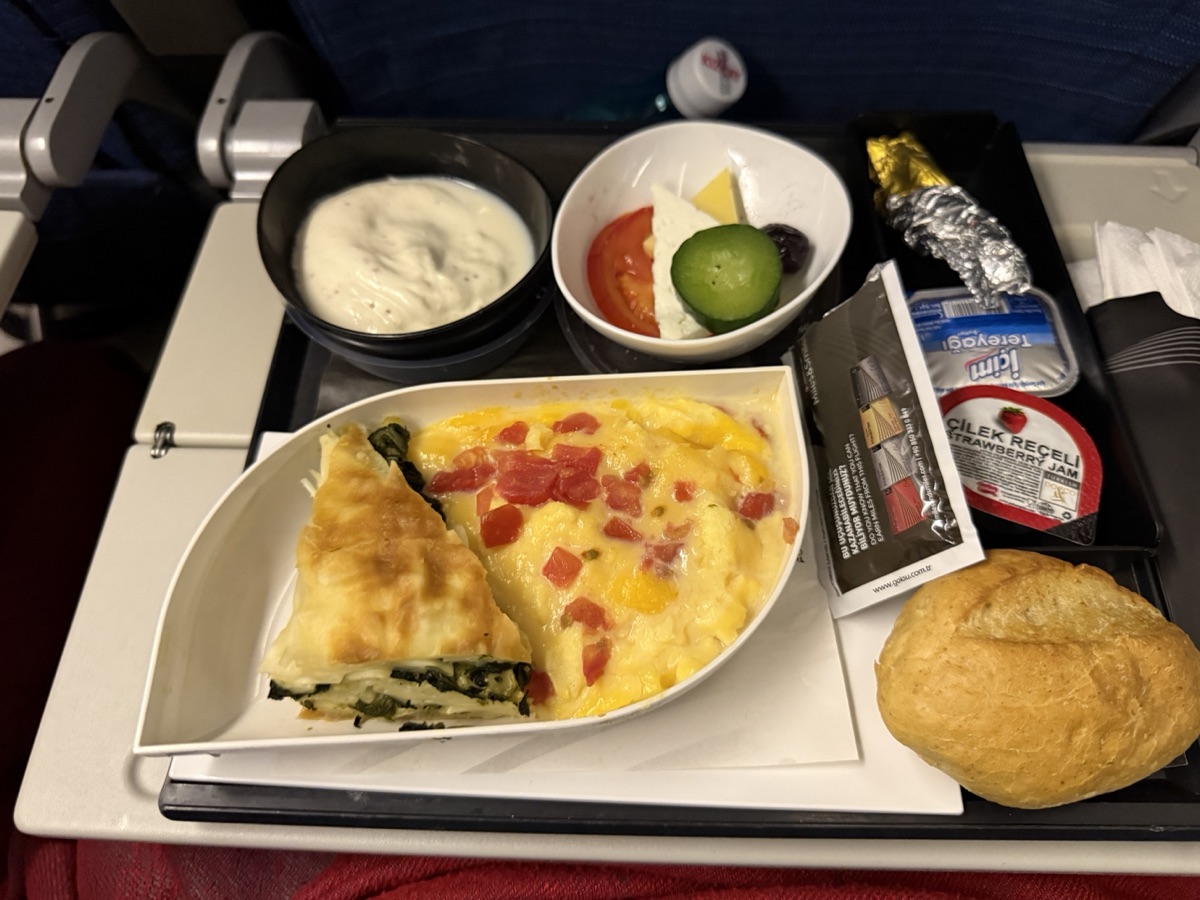 ターキッシュエアラインズの機内食
