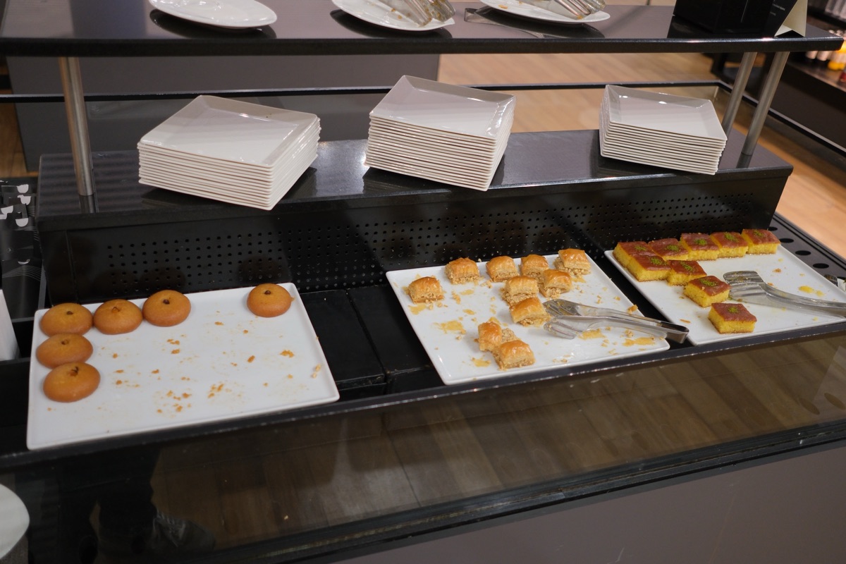 イスタンブールのターキッシュエアラインズのラウンジのトルコスイーツ