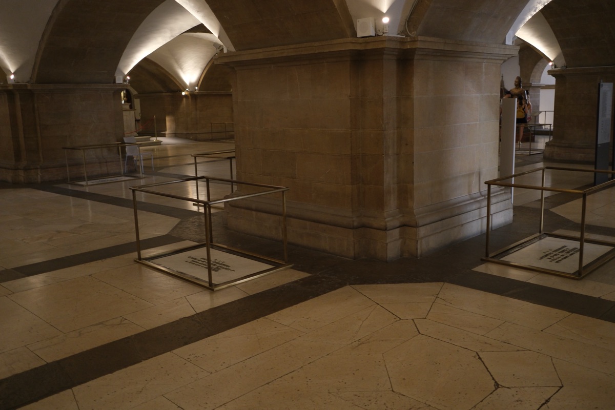 メディチ家礼拝堂の地下墓所／クリプタ