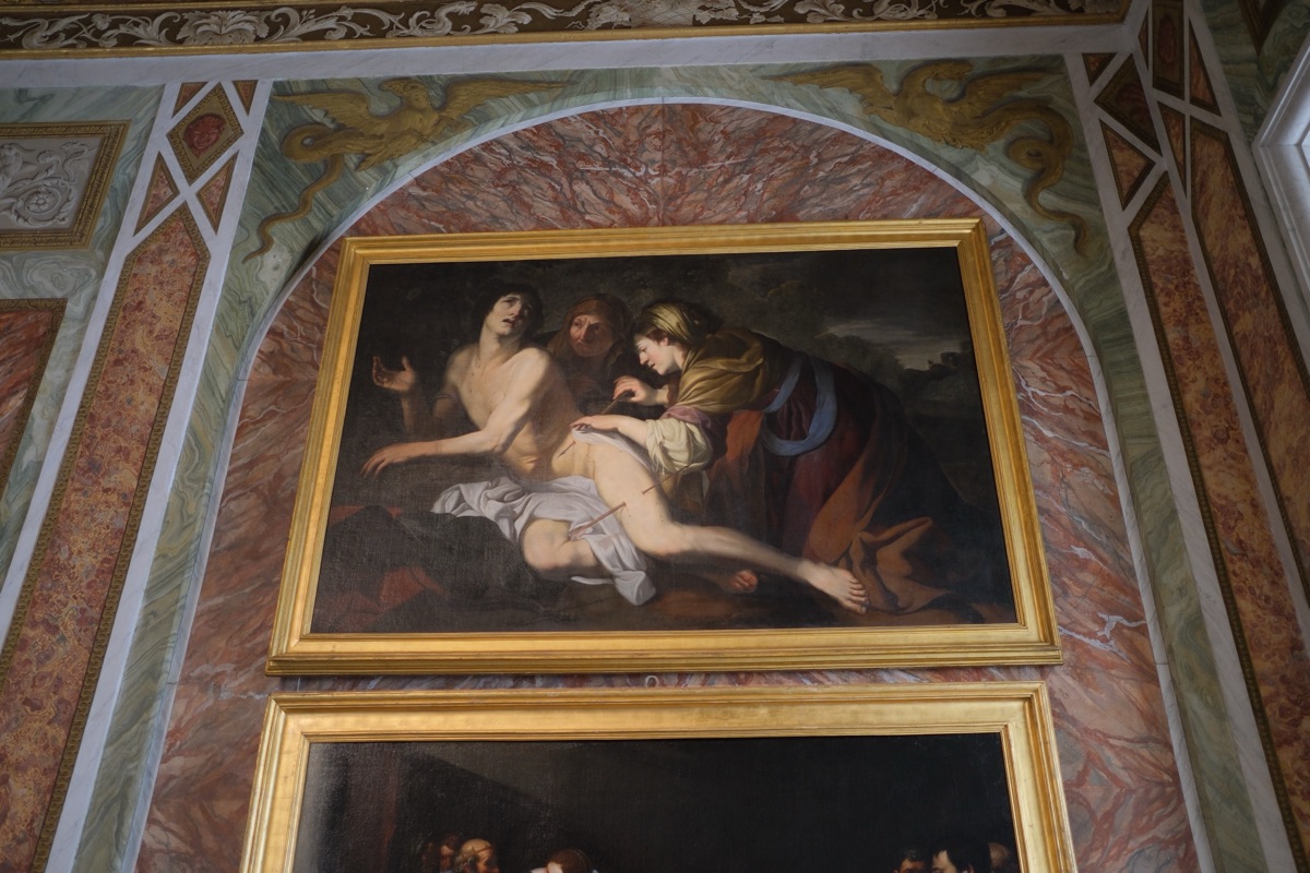 敬虔な女たちに介抱される聖セバスティアヌス