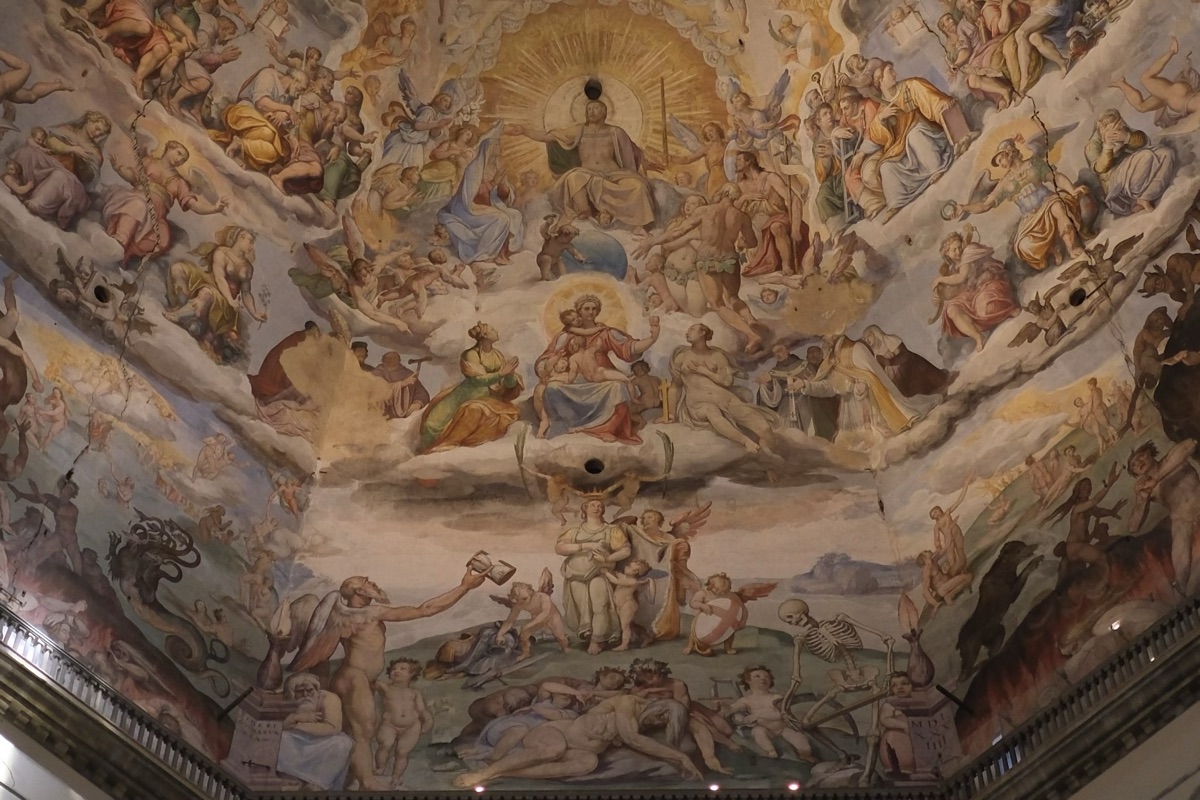 サンタ・マリア・デル・フィオーレ大聖堂のクーポラ
キリストに着目