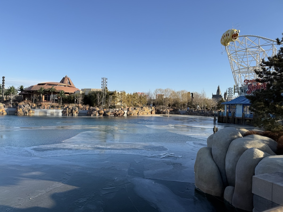 凍ったラグーン