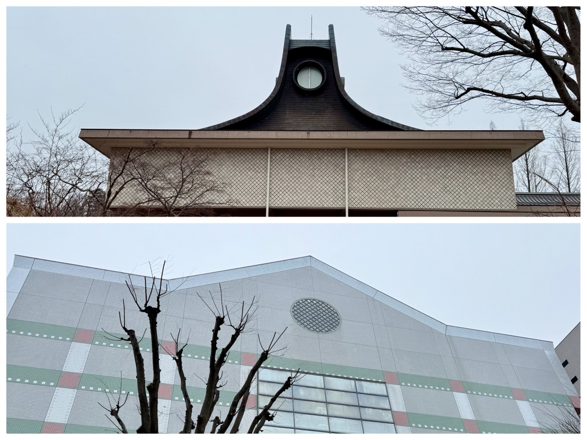 （上）秋田市文化創造館
（下）秋田総合生活文化会館・美術館