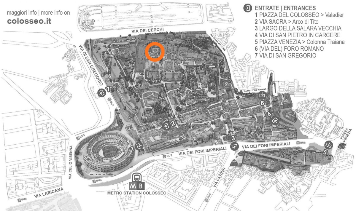 ドムス・アウグスターナの位置