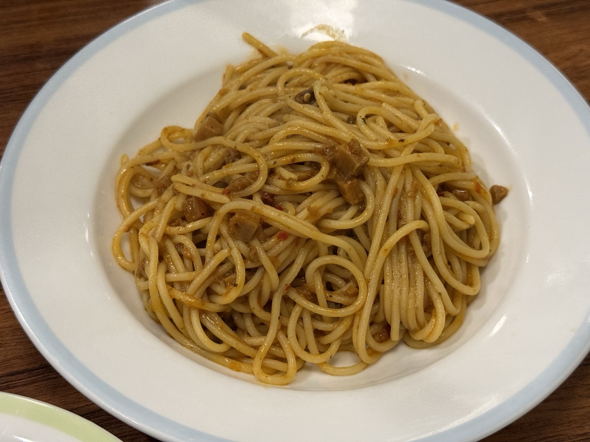 麻辣ミートソースパスタ（麻辣肉酱面）