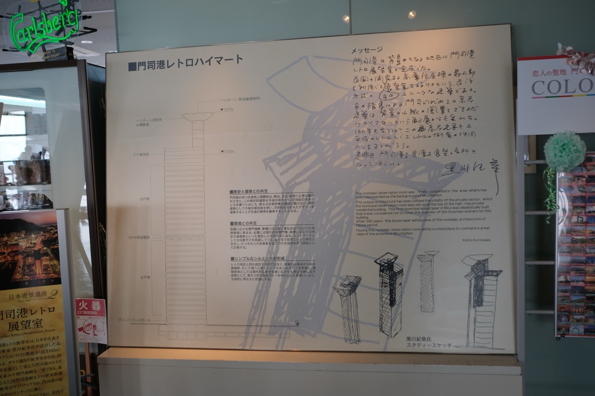 門司港レトロハイマートのパネル