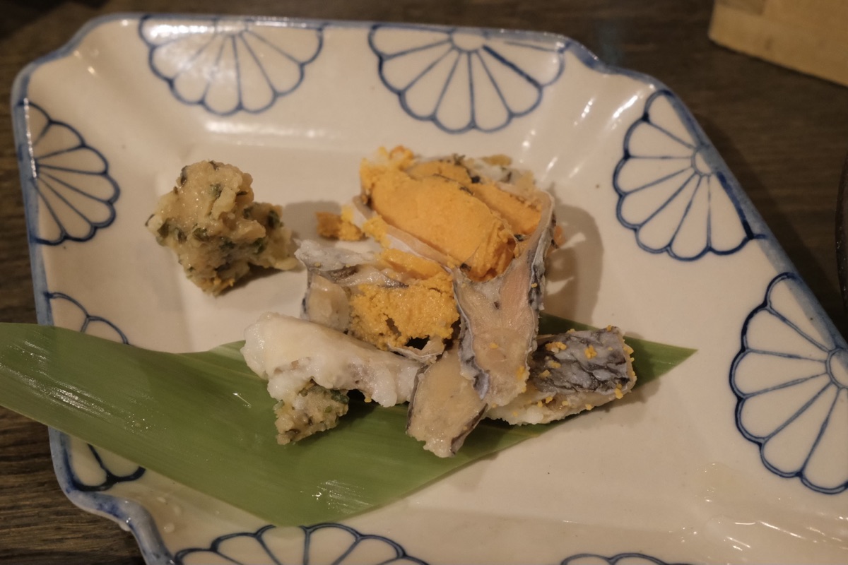 ふなずしと飯のなめろう