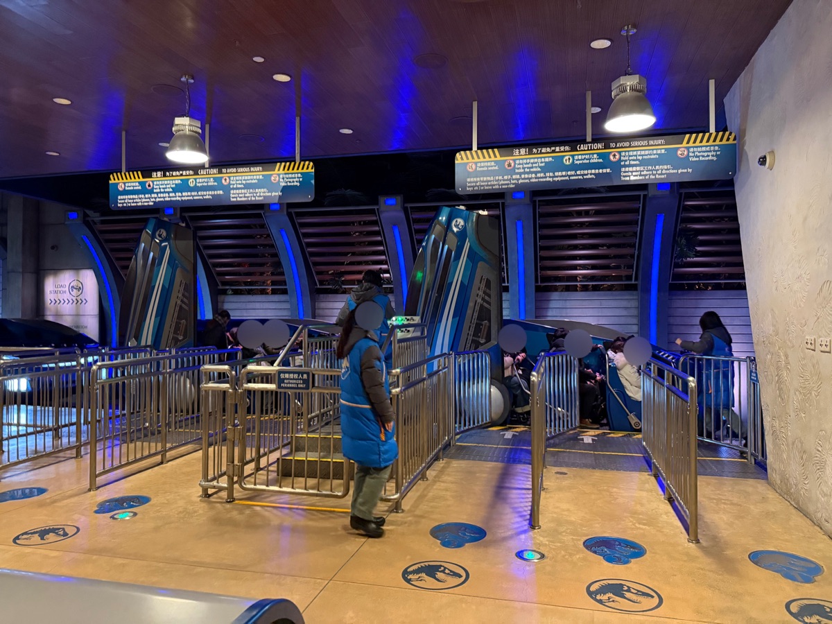 ジュラシック・ワールド・アドベンチャーの乗り場