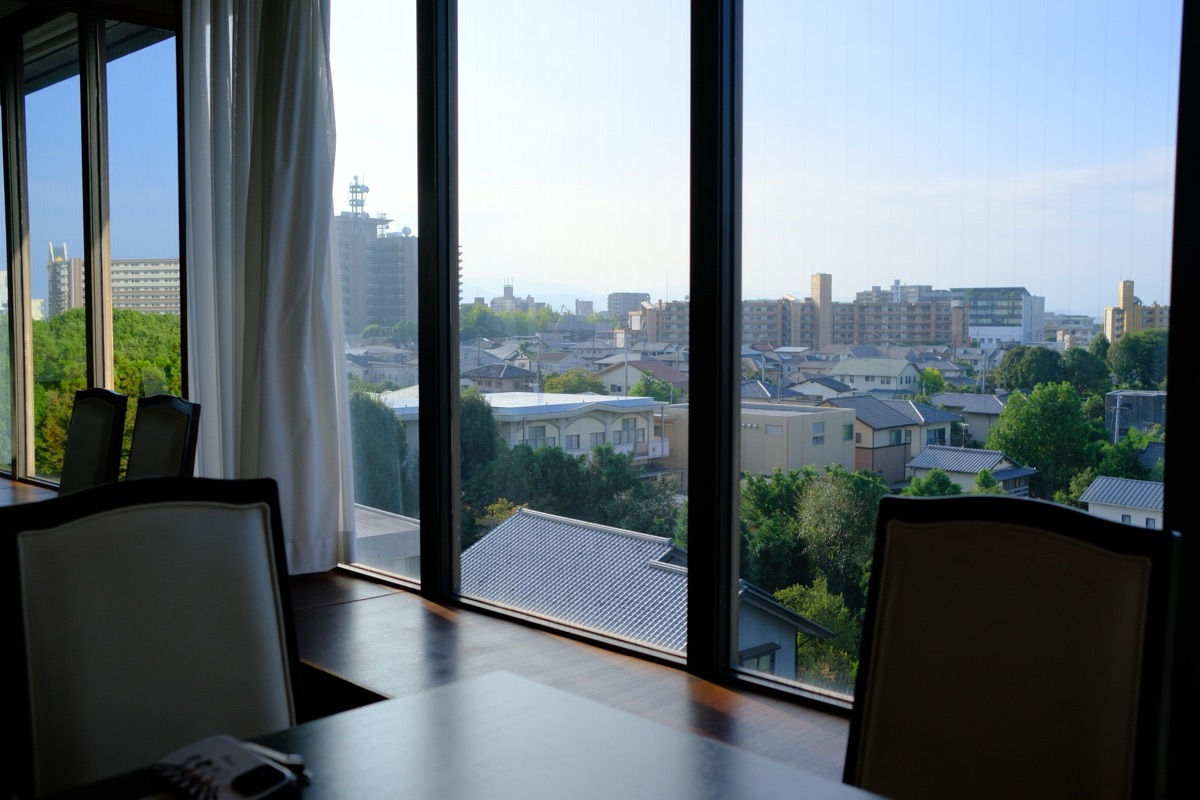 旅亭 松屋本館 Suizenjiの最上階からの眺め