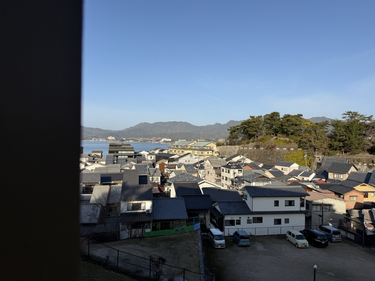 宮島ホテルまこと　部屋からの景色