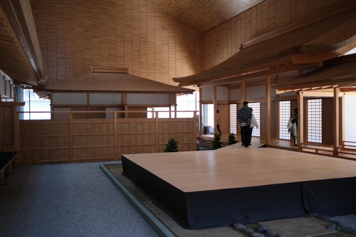 福井県立一乗谷朝倉氏遺跡博物館 本館の朝倉館原寸再現
