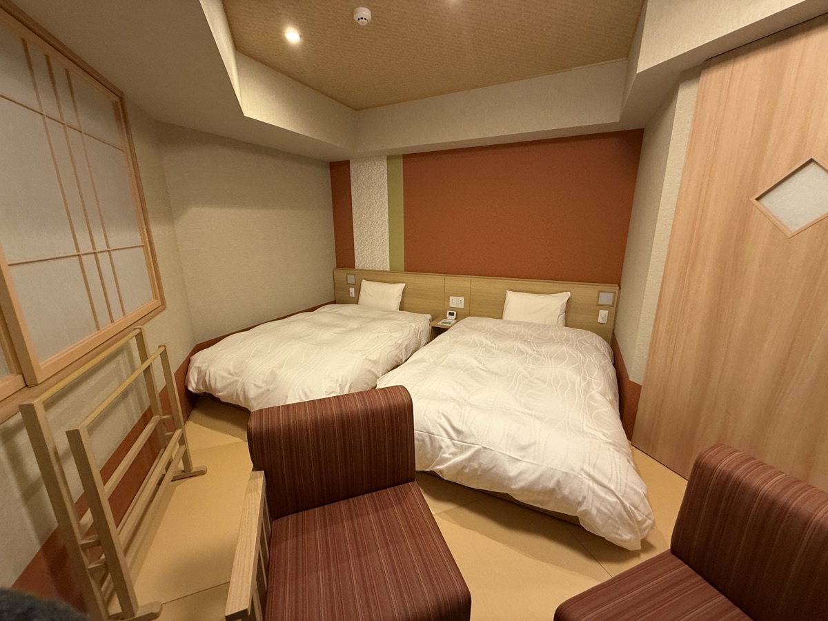 御宿 野乃福井のスーペリアツインの部屋