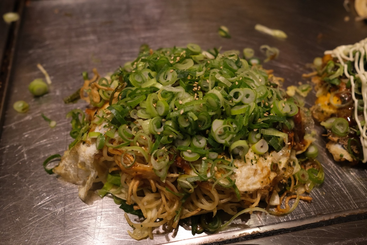 五ェ門 アクアセンター街店で食べたお好み焼き